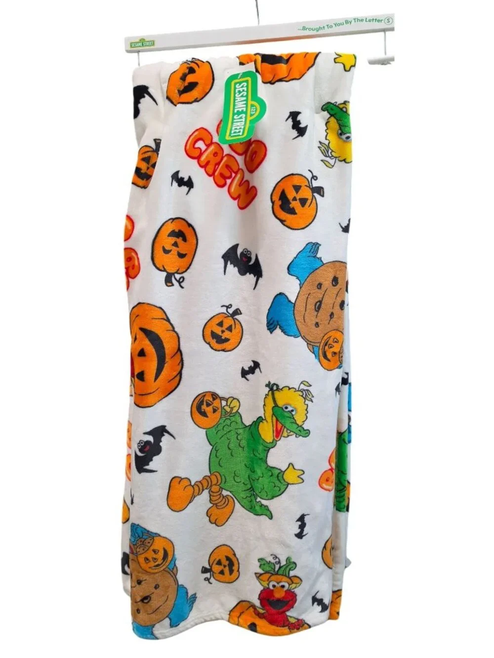 Sesame Street Big Bird, Cookie Monster Halloween Plush Throw Blanket